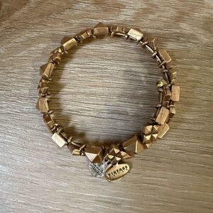 Alex and Ani Gold Beaded Bracelet